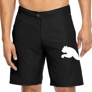 Puma Big Cat black swim Board Short size 28 NEW